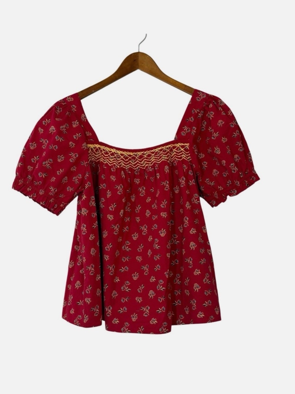 NWOT Sonmer Smocked Frida Blouse